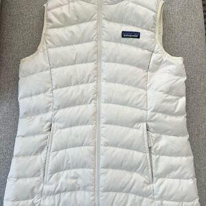 Patagonia White Puffer Vest